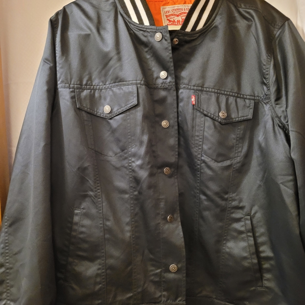 Levi Satin Bomber Jacket